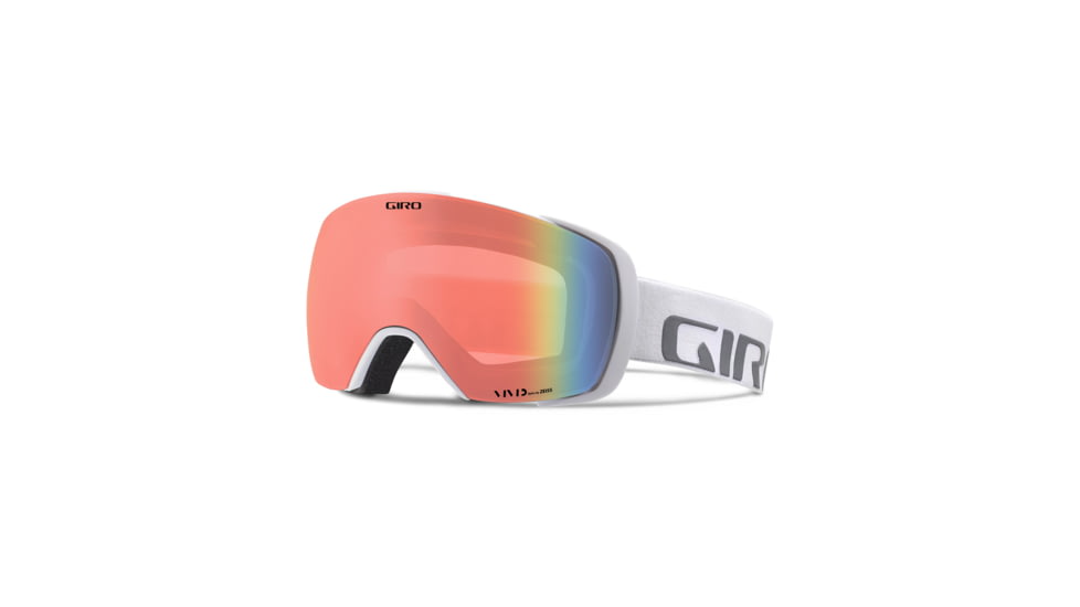 Giro Contact Goggle, White Wordmark/Vivid Infrared, Large, 7082475