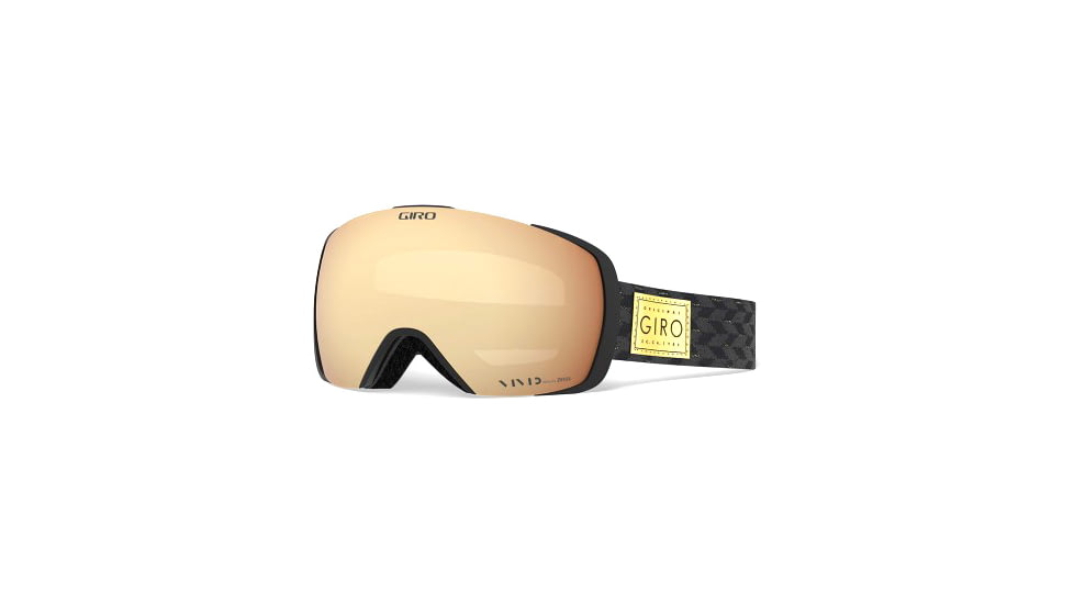 Giro Contact Goggles, Vivid Copper Lens, Black/Gold Shimmer, 7082480