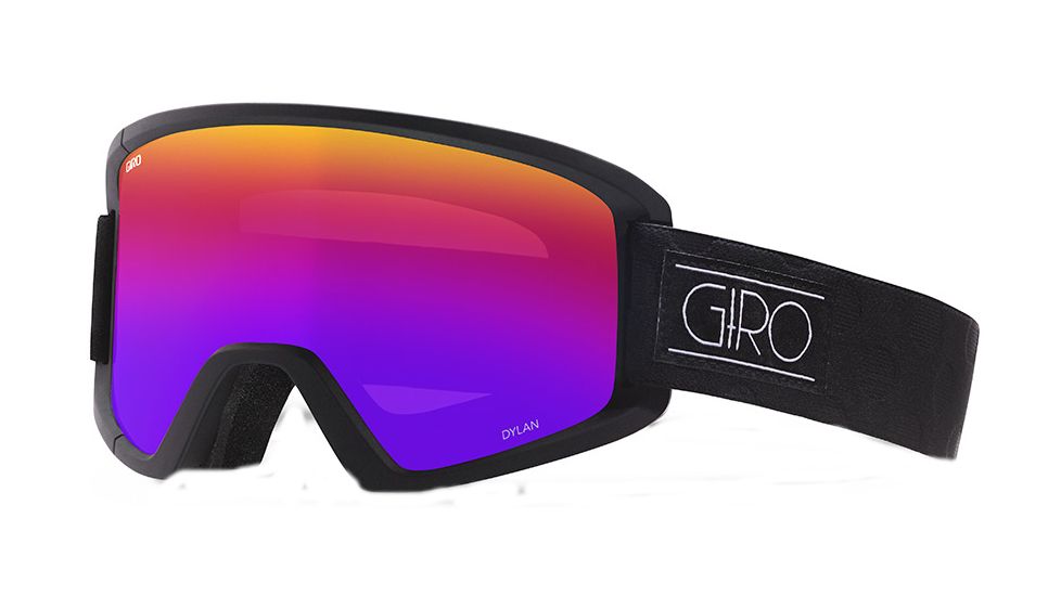 Giro Dylan Women's Goggle-Black Tonal Dots-Rose Spectrum/Yellow
