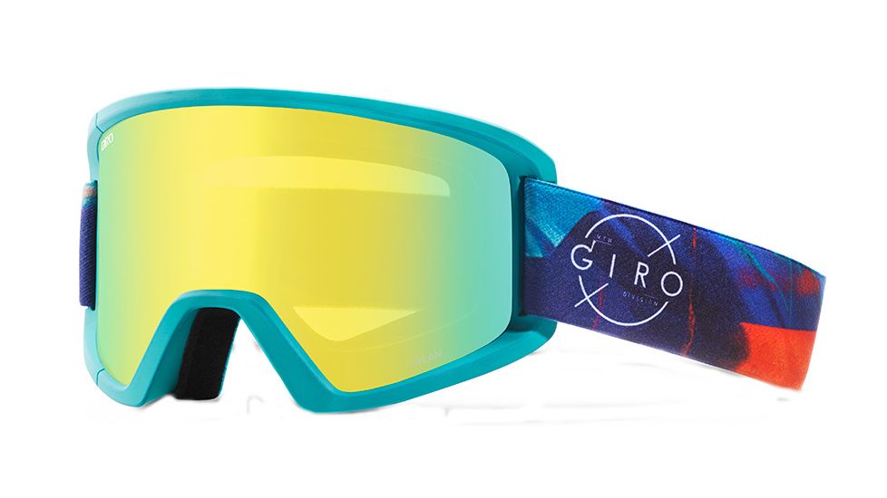 Giro Dylan Women's Goggle-Turquoise Northern Exposure-Loden Yellow/Yellow