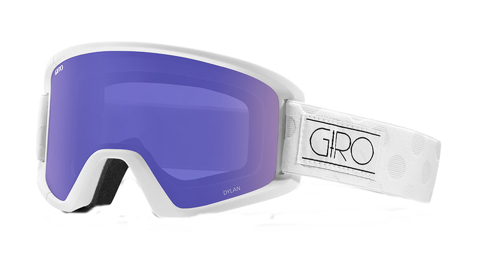 Giro Dylan Women's Goggle-White Tonal Dots-Grey Purple/Yellow