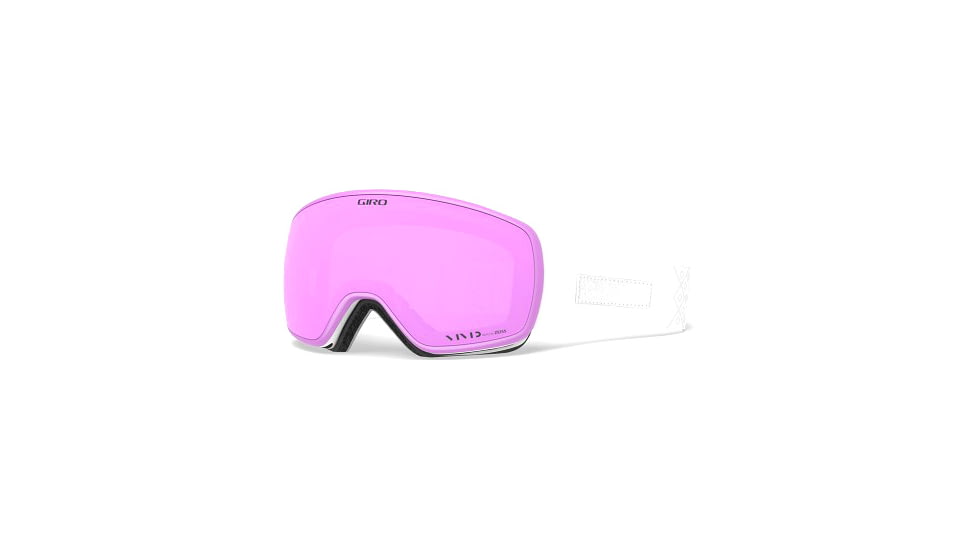 Giro Eave Goggles - Womens, Vivid Pink Lens, White Velvet, 7094507