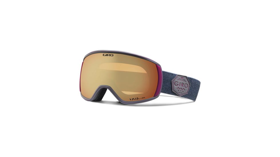 Giro Facet Goggles - Women's, Berry Mountain Division/Vivid Copper, Medium, 7082847
