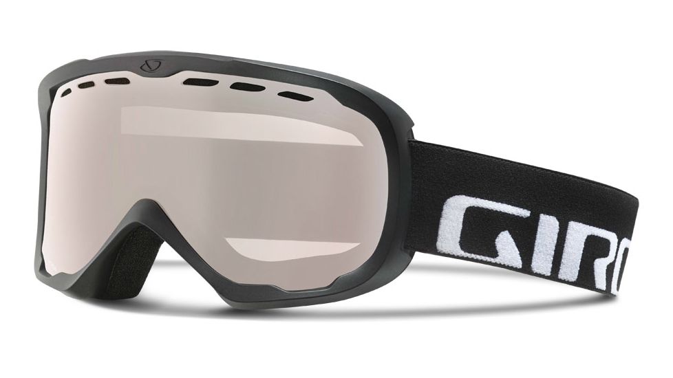 Giro Focus Goggle-Black Wordmark-Rose Silver