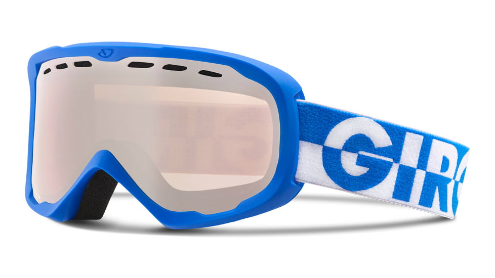Giro Focus Goggle-Blue 50/50-Rose Silver