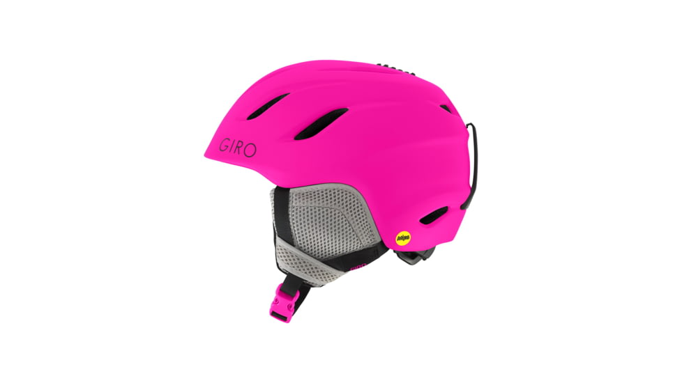 Giro Nine Jr. MIPS Snow Helmet, Matte Bright Pink, Small, 7082879