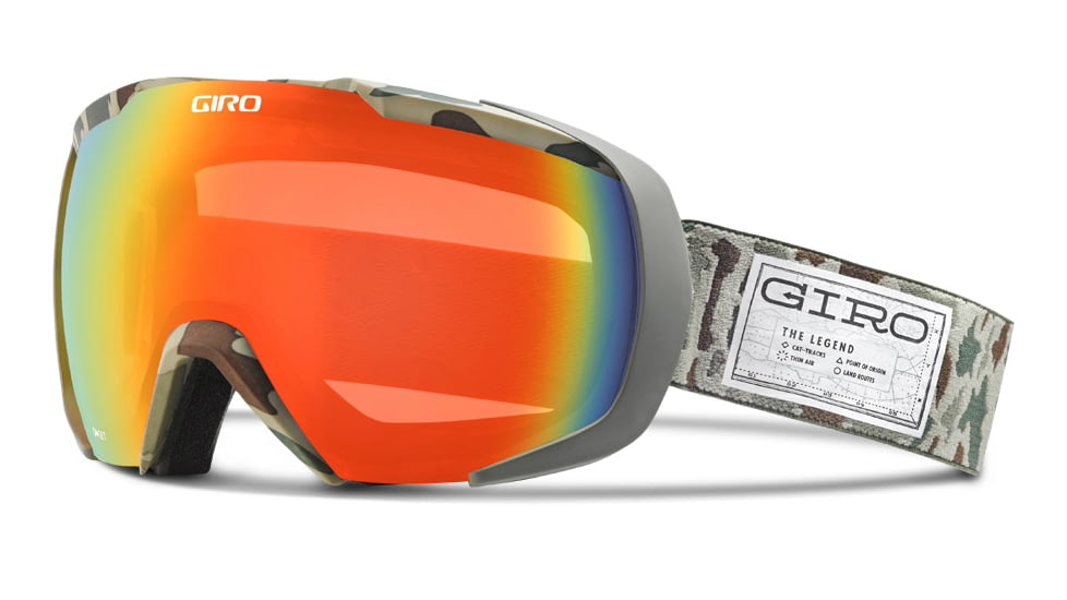 Giro Onset Goggle-Brown Camo-Persimmon Blaze