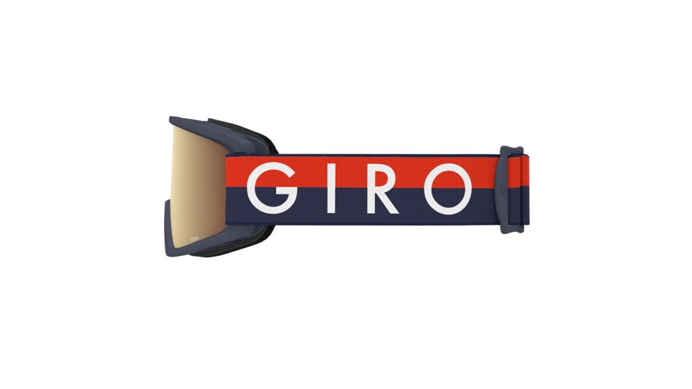 Giro Semi Goggles, Amber Gold/Yellow Lens, Midnight Red Throwback, 7094441
