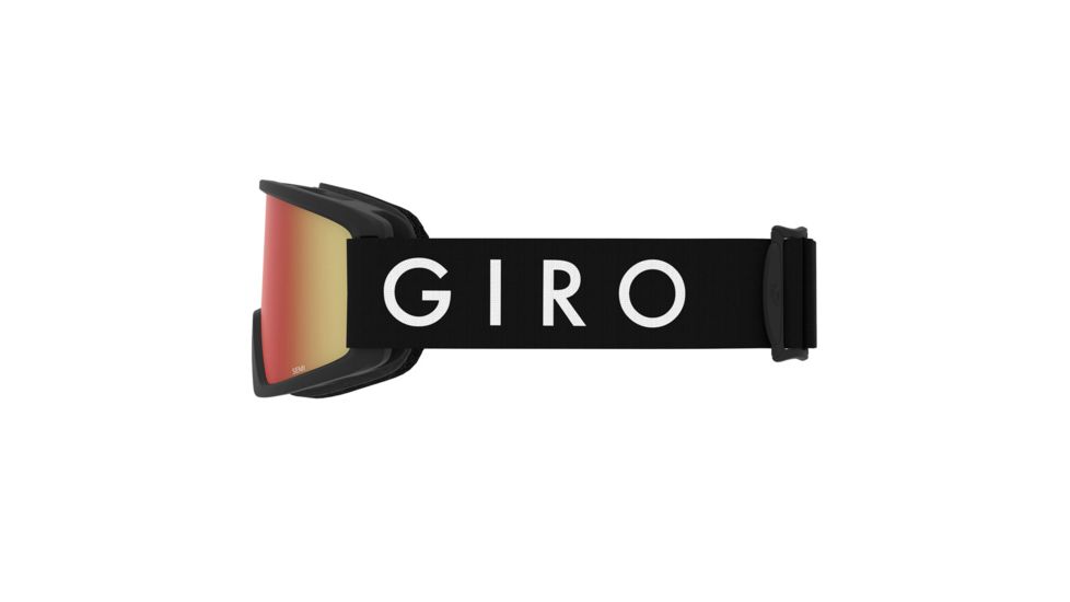 Giro Semi Goggles, Amber/Yellow Lens, Black Core, 7083510