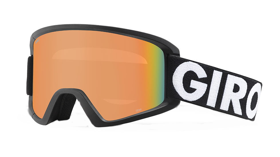 Giro Semi Goggles-Black Futura-Persimmon Blaze-Medium