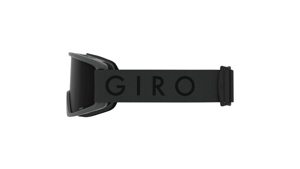 Giro Semi Goggles, Ultimate Black/Yellow Lens, Grey Wordmark, 7094597