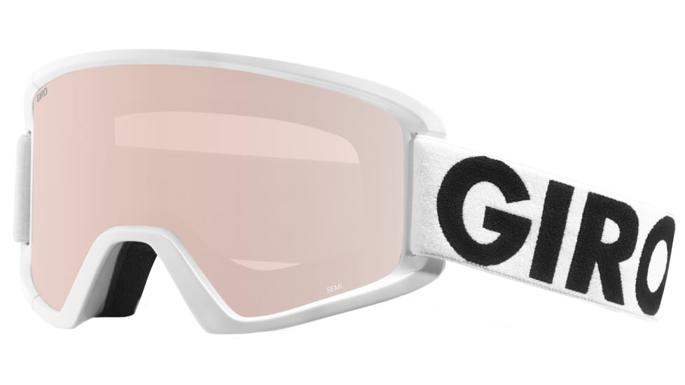 Giro Semi Goggles-White Futura-Rose Silver-Medium