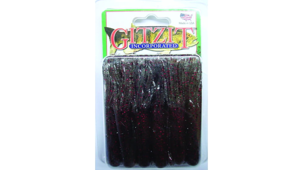 Gitzit The Original Fat Tube, 10, 3.5in, Smoke/Red &amp; Black, 91210