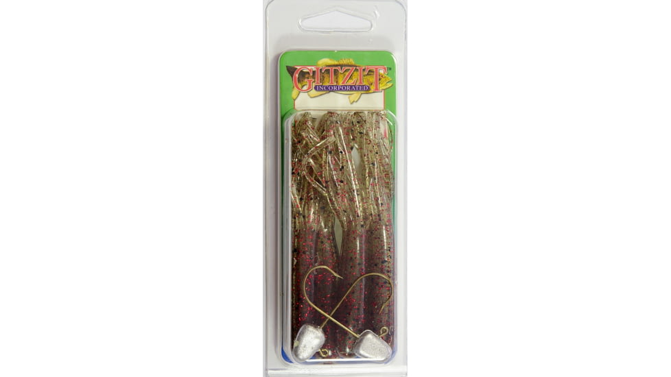 Gitzit The Original Fat Tube, 4, 3.5in, Smoke/Red &amp; Black, 94210