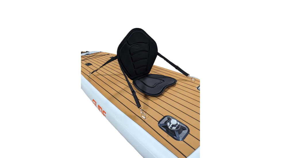 Glide Angler Inflatable Paddle Board, White/Brown/Red, 11ft X 36in X 6in, o2-ANGL