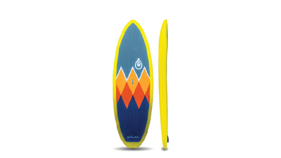 Glide o2 Lochsa Inflatable SUP -Yellow/Blue-9 Ft