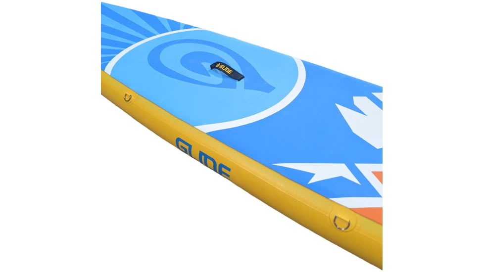 Glide Quest Inflatable Paddle Board, Blue/Orange/Yellow, 12ft 6inX 30in X 6in, o2-QEST