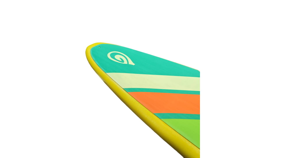 Glide Retro Inflatable Paddle Board, Green/Yellow, 10ft 6 X 33in X 6in, o2-RET-GR