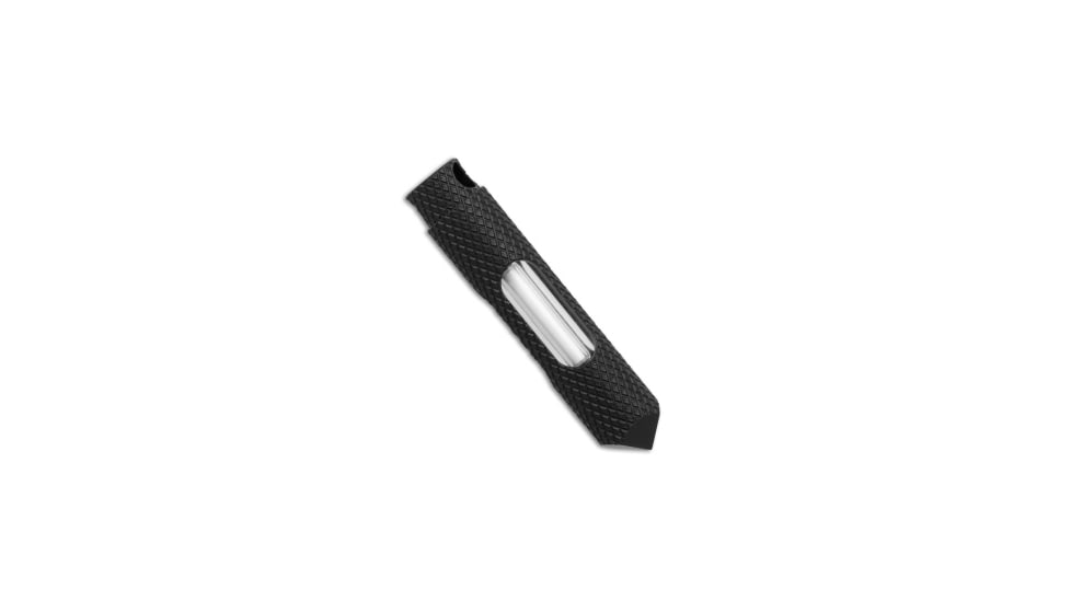 Glow Rhino Glow Rhino Knurled Nitride Blue Tritium Glow Fob 1.5" Black, adult, BHQ-232222