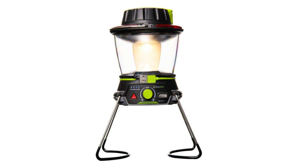 Goal Zero Lighthouse 600 1x Lithium-Ion Reachargeable LED Lantern, 600 Lumens, Black/Yellow, 32010