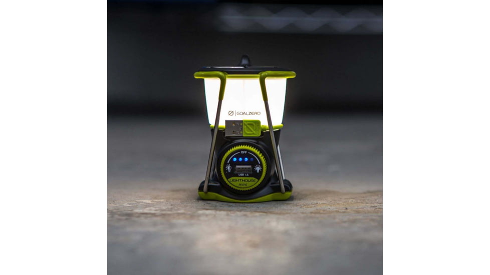 Goal Zero Lighthouse Mini Lantern, Green/Black, 32011