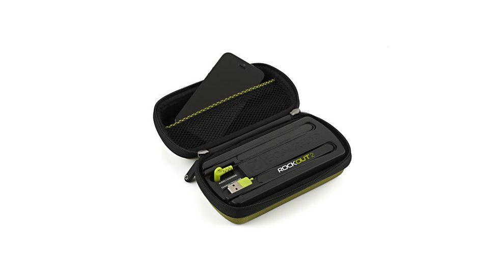 Goal Zero Rock Out 2 Bluetooth Wireless USB Rechargable Speakers, GZ Green 94017