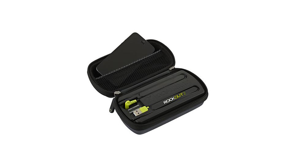 Goal Zero Rock Out 2 Bluetooth Wireless USB Rechargable Speakers, Gunmetal Grey 94018