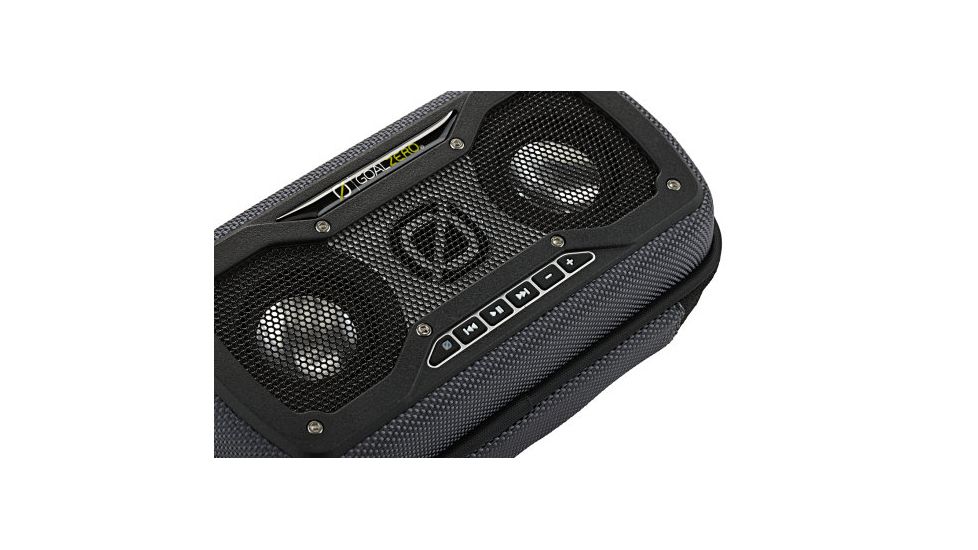 Goal Zero Rock Out 2 Bluetooth Wireless USB Rechargable Speakers, Gunmetal Grey 94018