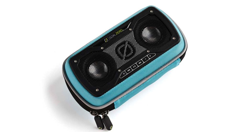 Goal Zero Rock Out 2 Portable Speaker, Solar- Blue 94016