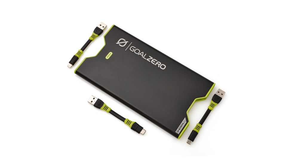 Goal Zero Sherpa 40 Power Bank, Micro, Lightning, USB-C, Black 22030