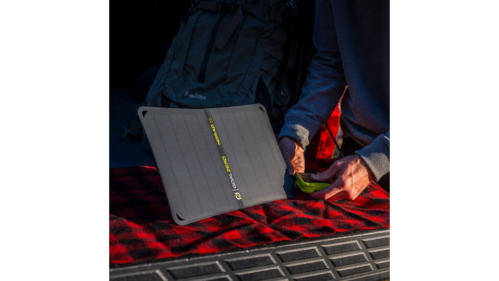 Goal Zero Venture 30 Solar Kit w/ Nomad 10 Solar Panel, Black, 44300