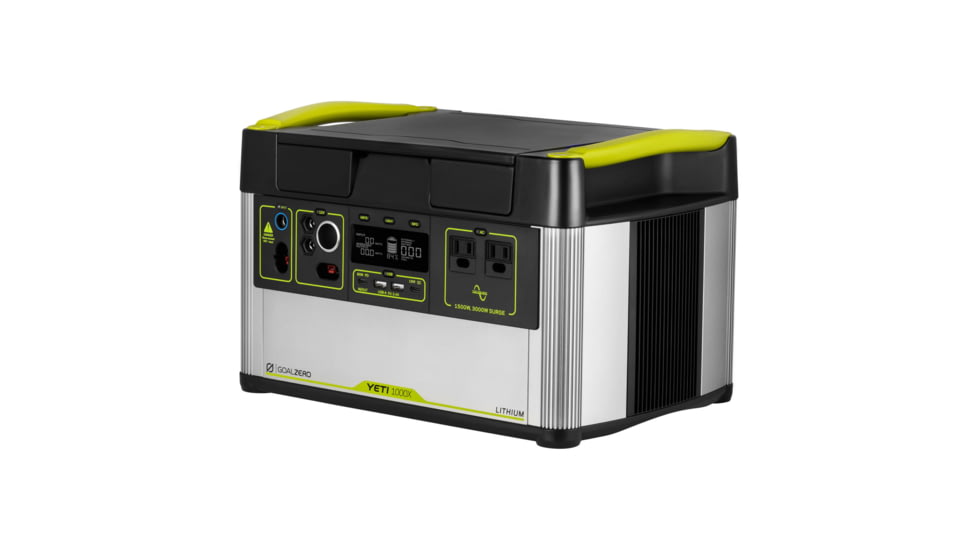 Goal Zero Yeti 1000X 120V Portable Power Station, Black/Silver, 36200