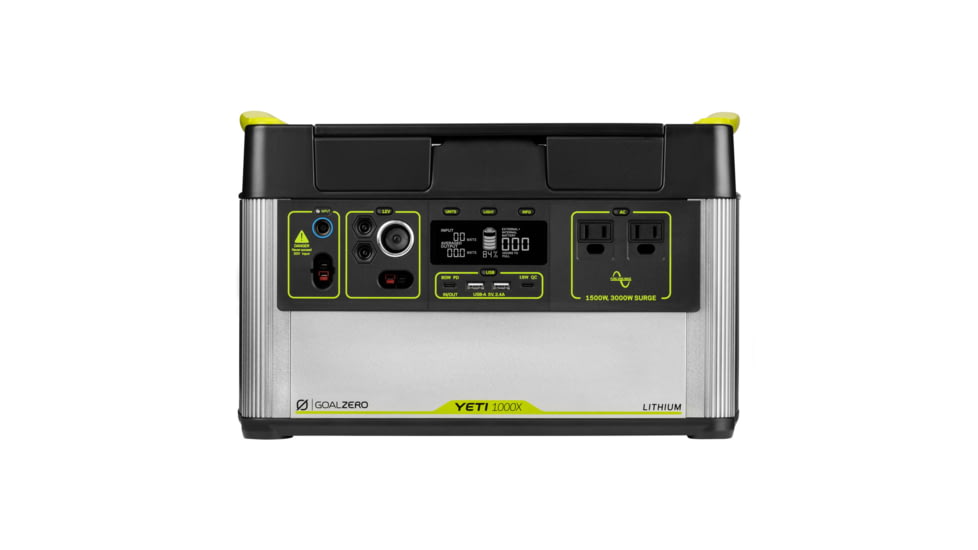 Goal Zero Yeti 1000X 120V Portable Power Station, Black/Silver, 36200