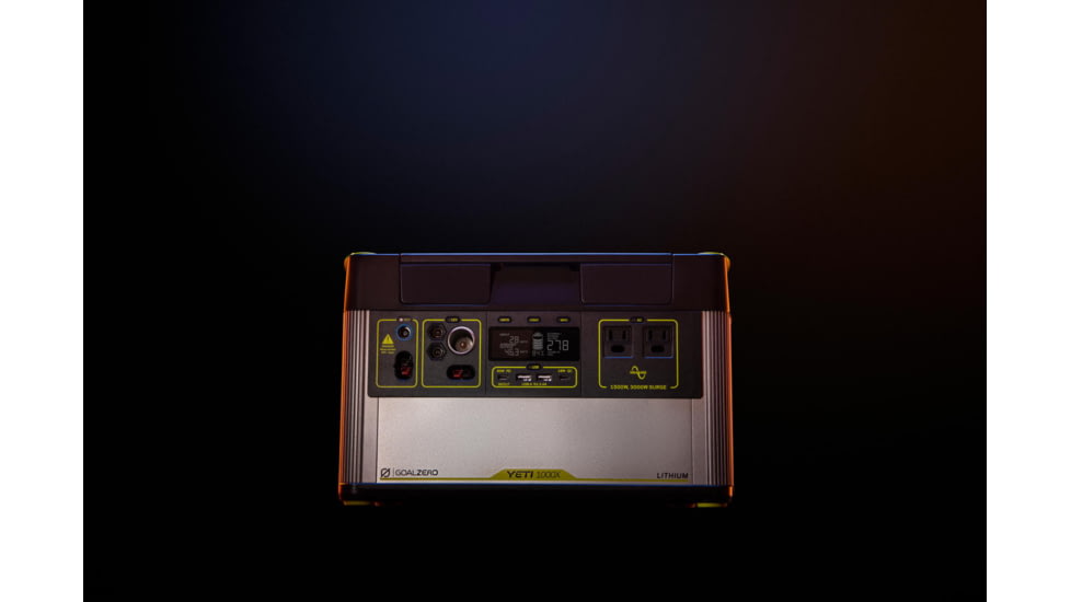 Goal Zero Yeti 1000X 120V Portable Power Station, Black/Silver, 36200