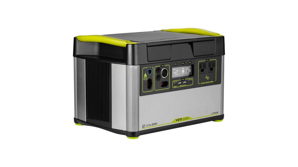 Goal Zero Yeti 1500X 120V Lithium Portable Power Station, Silver, 36300
