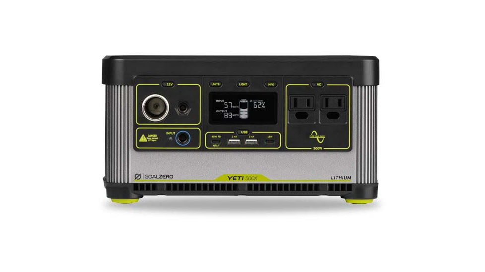 Goal Zero Yeti 500X Portable Power Station, 120V, 36100
