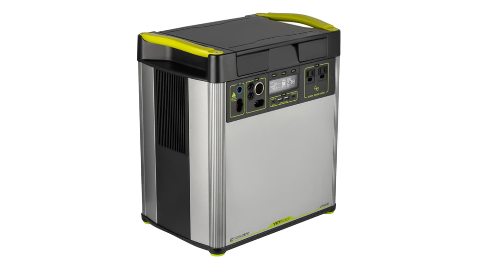 Goal Zero Yeti 6000X 120V Portable Power Station, Black/Silver, 36500