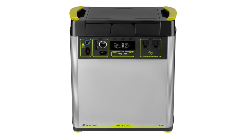 Goal Zero Yeti 6000X 120V Portable Power Station, Black/Silver, 36500