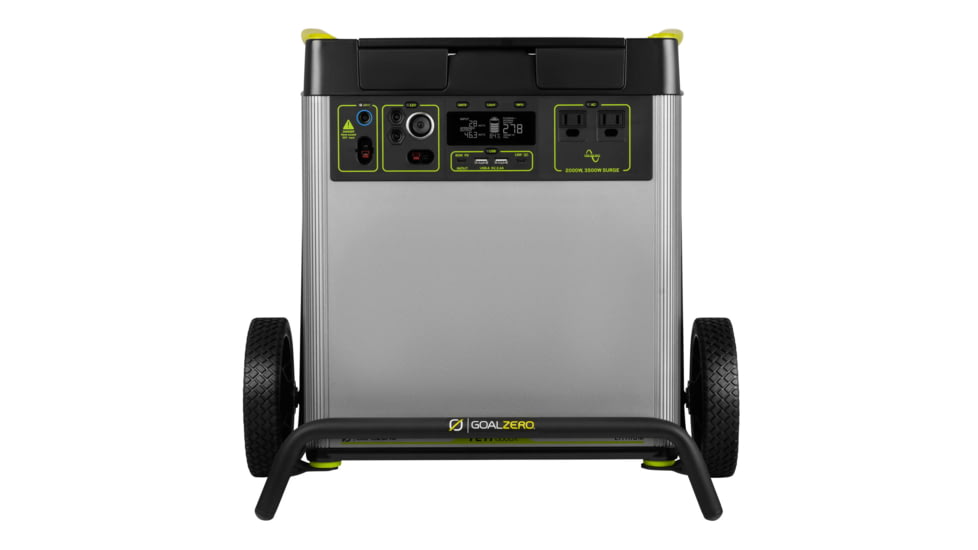 Goal Zero Yeti 6000X 120V Portable Power Station, Black/Silver, 36500