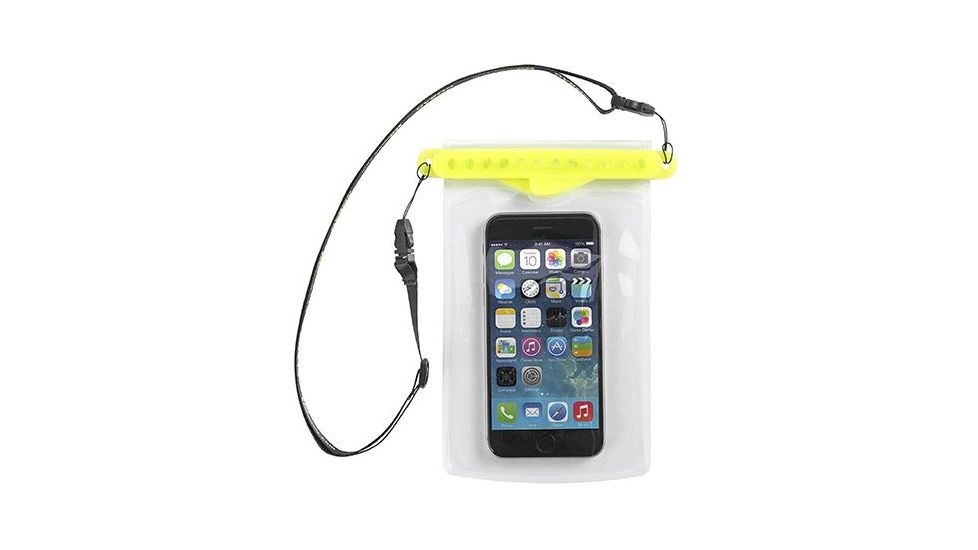 GOBAG Dolphin Dry Bag, 6.75in x 4.4in, Yellow, Yellow, GOB-04430
