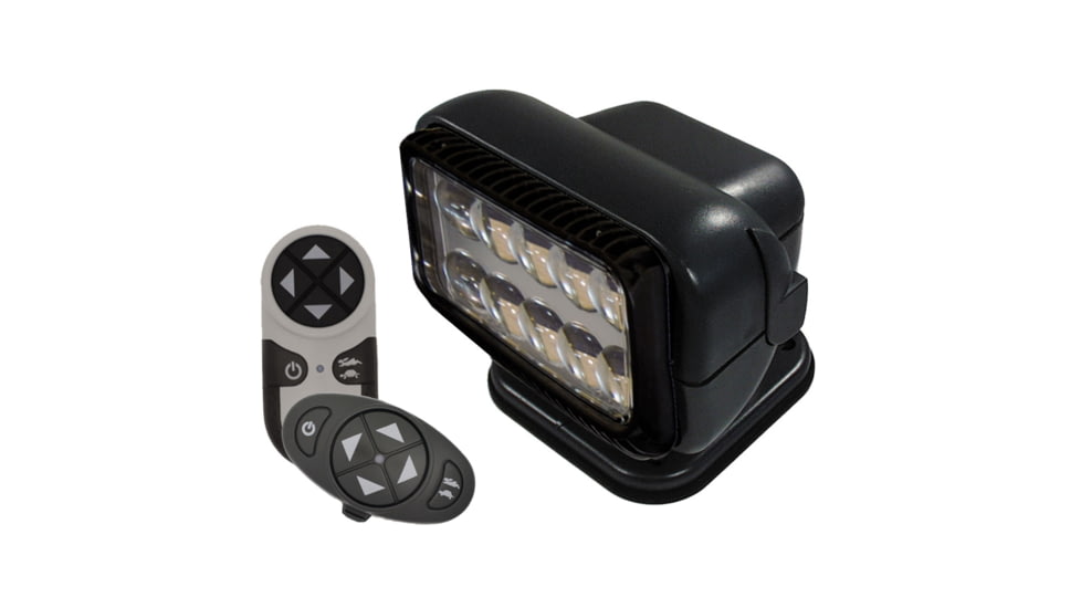 GoLight Permanent RadioRay LED w/Wireless &amp; Dash Remote - Black 44394