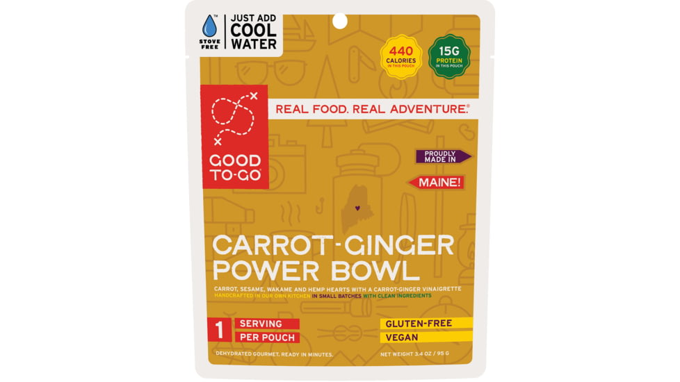 Good To-Go Carrot/Ginger Power Bowls, 1251