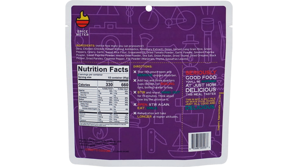 Good To-Go Chicken Gumbo, Double Serving, 1009