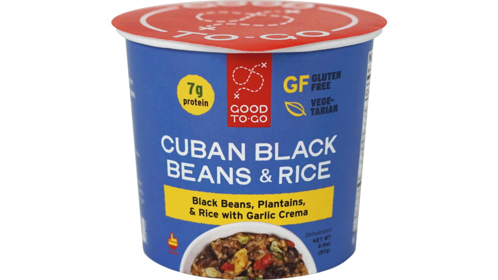 Good To-Go Cuban Black Beans and Rice Cup, 2.01 oz, 9062