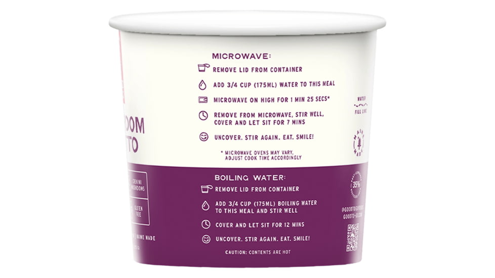 Good To-Go Mushroom Risotto - Cup, 9002