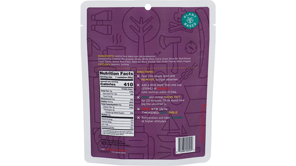 Good To-Go Mushroom Risotto - Single Serving, 1052