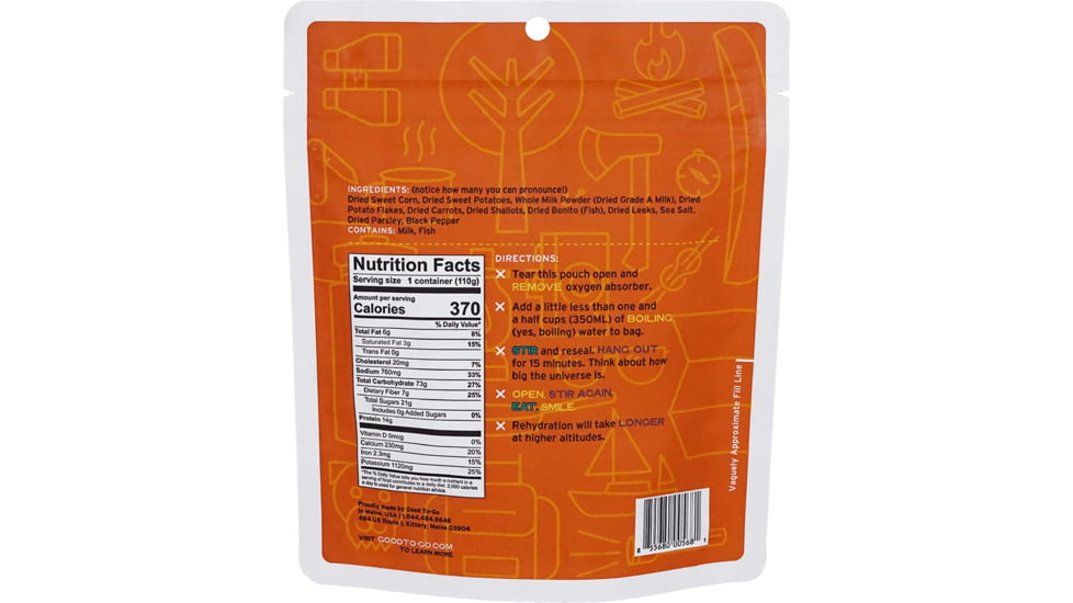 Good To-Go Roasted Corn Chowder - Single, 1061