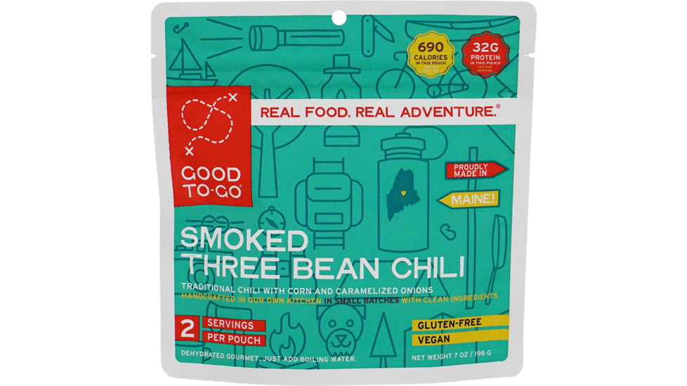 Good To-Go Smoked Three Bean Chili, Single Serving, 6-Pack, 1051qcs