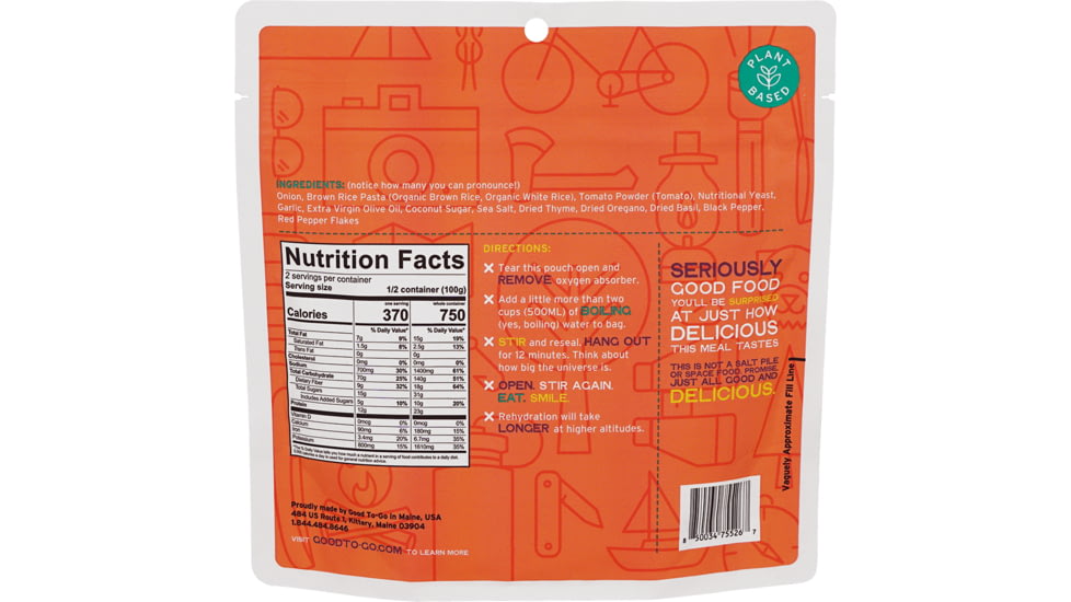 Good To-Go The Thru Hiker Kit, 10 Breakfasts &amp; 10 Single, 10 Double Meals, 5505THR