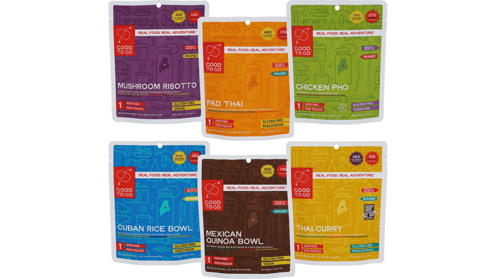 Good To-Go The Ridgeline Sampler, 6 Single Meals, 5507RDG